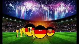 🇩🇪HISTÓRIA DA ALEMANHA NO CAMPEONATO DO MUNDO 🇩🇪COUNTRYBALLS [upl. by Pascoe]