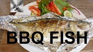 How to Cook whole fish on the BBQ  The Hook and The Cook [upl. by Yenaj643]