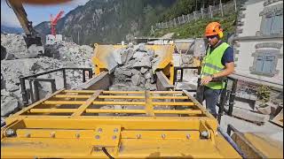 Gipo B1200 jaw crushing granite [upl. by Bumgardner173]