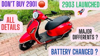 Bajaj Chetak 2903 All Details  2903 VS 2901 bajajchetak2903 [upl. by Mirelle]