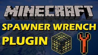 Collect spawners in Minecraft with Spawner Wrenches Plugin [upl. by Elwin15]