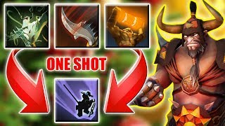 Double Damage Amplification  One Shot Build Jinada  Totem  Free Kill Dota 2 Ability Draft [upl. by Sapers]