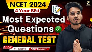 NCET ITEP 2024 महासंग्राम । General Test । Most Expected MCQs। NCET 2024 Preparation ncet ncet2024 [upl. by Lundquist462]