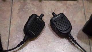 Motorola MTS2000 HT1000 MTX and Commander Mics [upl. by Soble]