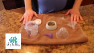 How to Assemble a Tommee Tippee Baby Bottle [upl. by Barhos]