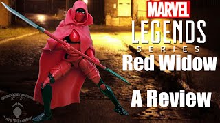 Red Widow  A Marvel Legends Series Review [upl. by Nalo]