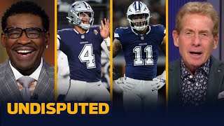 Dak Prescott throws 4 touchdowns in Cowboys 4320 blowout win vs Rams  NFL  UNDISPUTED [upl. by Buyse524]