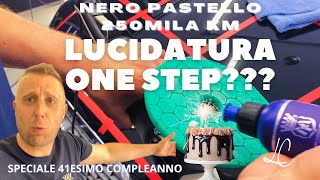 LUCIDATURA ONE STEP SU AUTO NERO PASTELLO CON 250MILA KM SI PUÒ NI [upl. by Beka258]