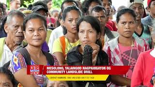 NEWSFLASH Mesolong Talaingod nagpahigayon og community landslide drill [upl. by Anear92]