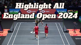 Badminton World Championship Highlight All England Open 2024  ZhengHuang vs WatanabeHigashino [upl. by Nwahser]