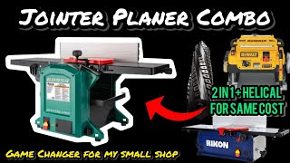 Two Tools in One Combo Jointer Planer Grizzly G0959 [upl. by Nalro]