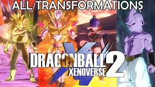 Dragon Ball Xenoverse 2 All transformationsWhich one to use for your build [upl. by Filler]