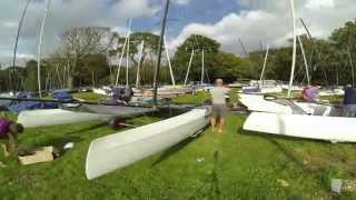 Nacra Carbon 20 FCS Rigging and Sailing [upl. by Cleo712]