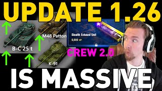 Update 126 is MASSIVE for World of Tanks [upl. by Joelie]