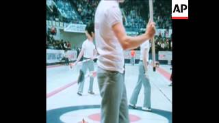 SYND 27 3 76 SILVER BROOM WORLD CURLING CHAMPIONSHIPS [upl. by Hareehahs]