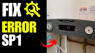 Ariston boiler error sp1  how to fix [upl. by Gombosi]