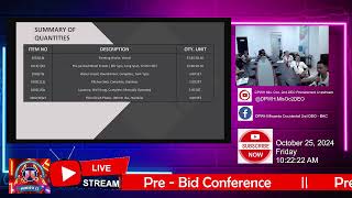 Procurement Livestream for DPWH Misamis Occidental 2nd DEO on October 25 2024 [upl. by Herrle]