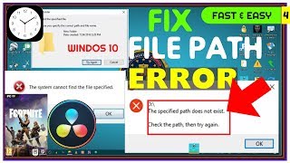 FIX quotTHE SPECIFIED PATH DOES NOT EXISTquot Remounting drive in Windows 10 TechSpertiseTv FampE4 [upl. by Ilohcin]