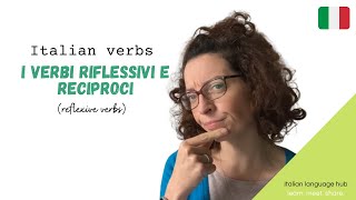 Learn Italian Grammar  how to use reflexive verbs in Italian [upl. by Beniamino]