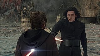 Luke Skywalker vs Kylo Ren  Star Wars The Last Jedi [upl. by Cyprio]