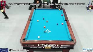 Zielinski Wiktor POL  Lechner Maximilian AUS Kremlin Cup 10 ball 2019 [upl. by Gayler139]