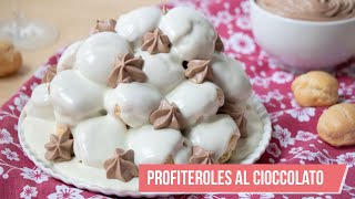 PROFITEROLES AL CIOCCOLATO BIANCO  Ricettait [upl. by Leinadnhoj811]