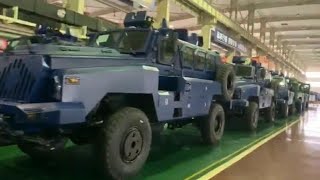 China delivers to Philippines CSVP3 Bigfoot 4x4 mineresistant ambush protected MRAP vehicles [upl. by Dambro]