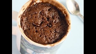 1 minute microwave chocolate mug cake Eggless Baking [upl. by Silber]