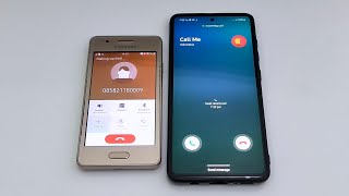 Samsung Z2 TIZEN OS VS Samsung Galaxy A51 One Ui incoming call amp outgoing call [upl. by Enyleuqcaj]