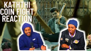 Kaththi Coin Fight Scene REACTION  Vijay [upl. by Noral]