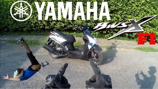 2017 Yamaha BWS X FI Fuel Injection Full Review Sonido Ride Fly by Sound Opinión Personal [upl. by Scholem596]