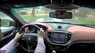 2014 Maserati Ghibli Test Drive The Collection Miami Español [upl. by Einafats]