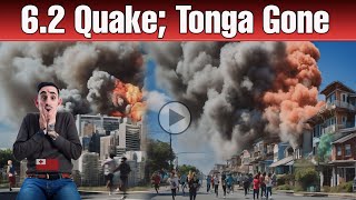 Tonga earthquake today  Thousands of building were damage earthquakes 2024 [upl. by Abramo832]