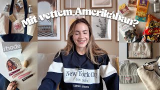 Mit vettem Amerikában 🇺🇸 Trader Joes bevásárlás és USA haul [upl. by Issim352]