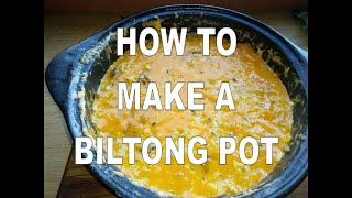 How to make a biltong pot  Biltong Potjie  Biltong potjiekos [upl. by Nosna744]