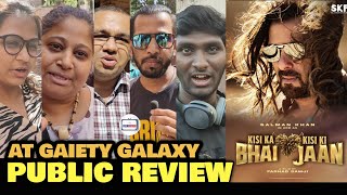 Kisi Ka Bhai Kisi Ki Jaan PUBLIC REVIEW at Gaiety Galaxy  Salman Khan Pooja Hegde  Farhad Samji [upl. by Almira241]