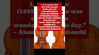 The 1681 Reynier Comte de Chesnais Stradivarius [upl. by Darrill620]