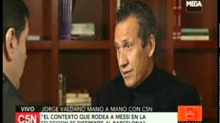 C5N  Futbol Jorge Valdano sobre Messi [upl. by Tacye]