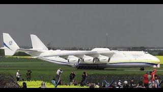 ANTONOV An225 MRIYA landing [upl. by Wemolohtrab]