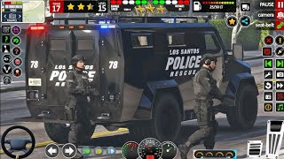 US Police Prado Car Driving Chase Simulator 👮‍♂️ Real MultiStorey Cars Driver 3D 🚔 Android GamePlay [upl. by Ellesor]