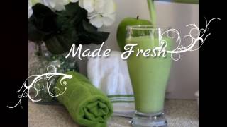 Healthy Green Smoothie Drink amp Smoothie Pops  Made With Moringa Powder [upl. by Alrahs]