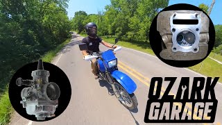 Suzuki DR200SE Head Swap and Carb Upgrade  Fixing Low Compression [upl. by Robers115]