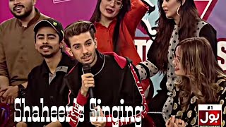 Shaheer Khan Singing Kuch Is Tarah In Khush Raho Pakistan  TIKTOKER [upl. by Triplett]