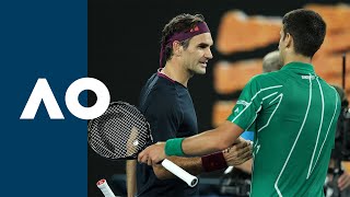 Roger Federer vs Novak Djokovic  Extended Highlights SF  Australian Open 2020 [upl. by Myrilla703]