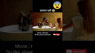 डरावना पक्षी 😨 Hatching movie explained in hindi shorts horrorstory hopclimax viralvideo [upl. by Elena382]