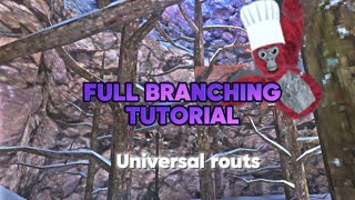 Full branching tutorialUniversal routes [upl. by Schafer]