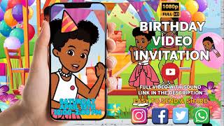 Gracies corner video invitation Gracy corner birthday party [upl. by Kcira543]