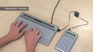 BakkerElkhuizen compact keyboard SBoard 840  Numeric [upl. by Anaujahs107]