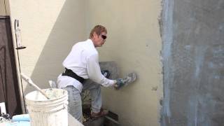 How to apply new stucco over a painted surface [upl. by Eneres]