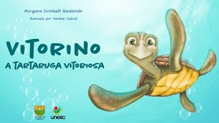 Audiolivro Infantil Vitorino a Tartaruga Vitoriosa  Museu Zoologia Unesc [upl. by Volotta875]